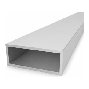 Rechteckiges Aluminium-Hohlprofil 40×100×4 mm – geschlossenes Profil EN AW-6060, L=2000 mm