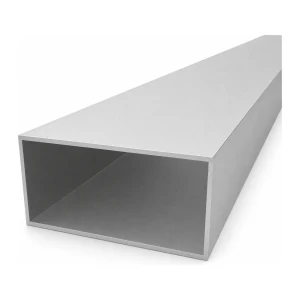 Rechteckiges Aluminiumrohr 50×100×2 mm – geschlossenes Profil EN AW-6060 L=2000 mm
