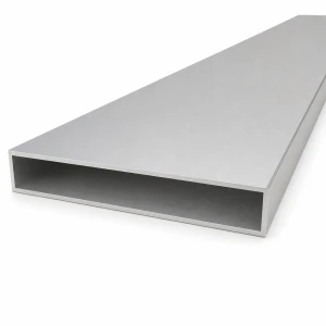 Rechteckiges Aluminium-Rohr 20×120×2 mm – geschlossenes Profil, Länge 2000 mm