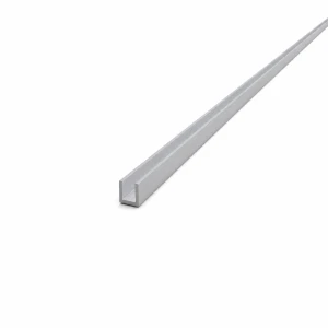 Aluminium-U-Profil EN AW-6060 C/U 8×8×1 mm, Länge 2000 mm