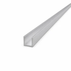 Aluminium-U-Profil 18×18×2 mm – C/U-Profil EN AW-6060 Länge 2000 mm