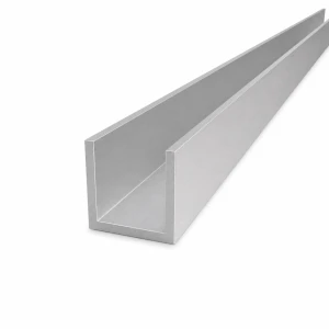 Aluminium-U-Profil 40×40×4 mm EN AW-6060 – C/U-Profil, Länge 2000 mm