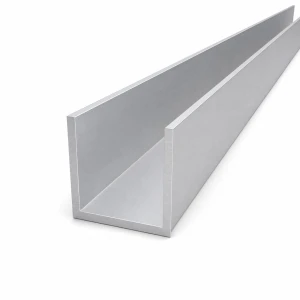 Aluminiumkanal 50×50×4 mm – C/U-Profil Länge 2000 mm