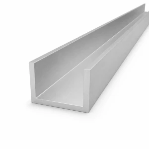 Aluminiumkanaalprofil 60×40×5 mm – C/U-Profil EN AW-6060, Länge 2000 mm