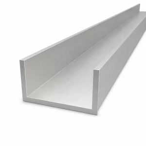 Aluminium-U-Profil 80×40×5 mm – C/U-Profil EN AW-6060, Länge 2000 mm