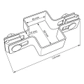 Schelle für Zaunpaneele Zwischenklammer 60x40 braun GPV-700-05 (3)