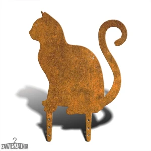 Zawieszalnia – Gartenschreck Sitzende Katze L 38 cm, Stahl 2 mm