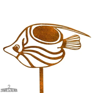 Zawieszalnia – Gartendekoration Fisch Tymoteusz XL aus Cortenstahl 23×97 cm