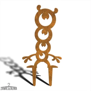 Zawieszalnia Gartendekoration Gruseliges Monster Rebis L – Corten-Dekoration 20×41 cm