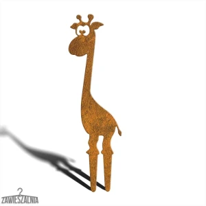Zawieszalnia – Gartendekoration Haustier Giraffe Gloria L 44 cm, Corten-Stahl