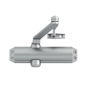 LOB DC120 – Obentürschließer EN2/3/4 mit Gestängearm, silber