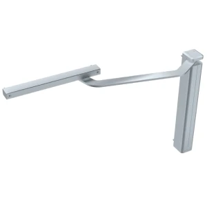 ASSA ABLOY Torschließer mit Gleitschiene CAM-MOTION – rechts, silber