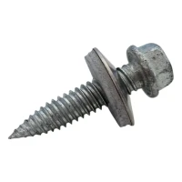 Bimetall-Blechschraube, rostfrei, 6,0×25 mm mit Unterlegscheibe – Montage von PV- und Stahlkonstruktionen