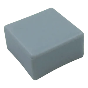 Graue Flachkappe aus LLDPE für PV-Montageprofile 40×40 mm – Typ 3