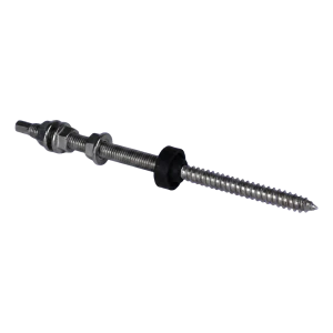Doppelgewindeschraube M10×200 A2 für PV-Adapter und Dreiecke mit EPDM-Dichtung