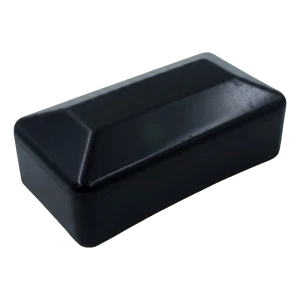 UFR-Endkappe schwarz für PV-Montageprofile 80×40 mm – LLDPE-Polyethylen