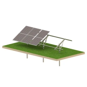 Solarkit T1V Light Bodenmontage für 6 PV-Module vertikal 25°/30°/35° Magnelis