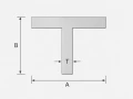 Aluminium T-Profil 30×30×3 mm – T-Träger EN AW-6060 Länge 2000 mm 001-868 (2)