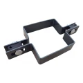 Zwischenschelle für Zaunpaneele 80×80 mm, grafit RAL 7016 – Komplettset 001-611 (1)