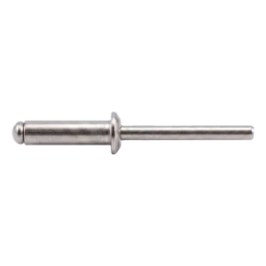 Blindniet Edelstahl A2/A2 ISO 15983 4,0×18 mm – Flachkopf, offen – Karton 500 Stk.