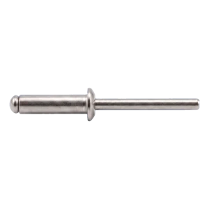 Blindniet Edelstahl A4/A4 ISO 15983 4,0×16 mm – Flachkopf, offen – Karton 500 Stk.