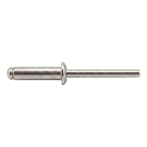 Blindniet Edelstahl A2/A2 ISO 15983 6,0×16 mm – Flachkopf, offen – Karton 250 Stk.