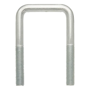 Vierkantbügel (Typ C) verzinkt M8 × 77 × 136 mm, für Rohr 2 1/2"