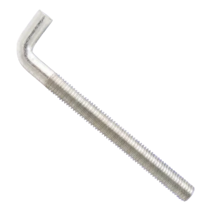 Winkelhaken mit metrischem Gewinde verzinkt M10×120 mm