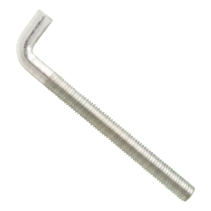 Winkelhaken mit metrischem Gewinde, verzinkt, M10×60 mm