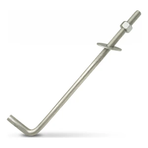 Ankerschraube L-Form für Mauerlatte (gebogener Gewindebolzen) M14×350 mm – verzinkt