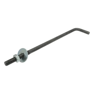 Ankerschraube L-Form (gebogener Schraubverbinder) M16 × 350 mm, schwarz