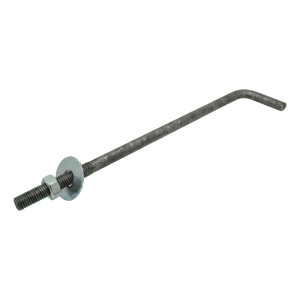 Ankerschraube L-Form (gebogener Schraubverbinder) M16 × 300 mm, schwarz