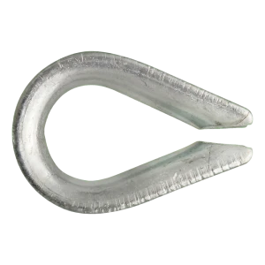 Kausche verzinkt für Drahtseil 4 mm – DIN 6899 B