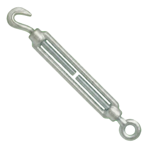 Spannschloss Haken–Öse verzinkt M12×125 mm, DIN 1480