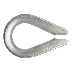 Kausche verzinkt für Seil 10 mm – DIN 6899 B