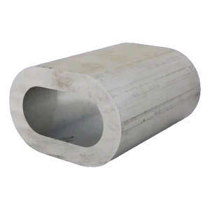 Aluminium-Pressklemme für Stahlseile 8 mm – EN 13411-3