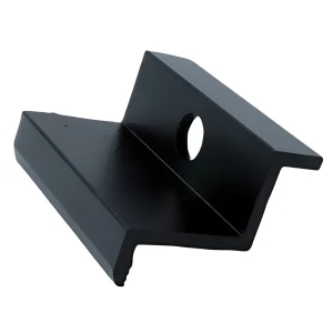 Endklemme H32 Aluminium 6060 Bohrung M8 lackiert