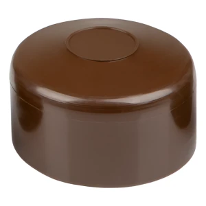 Pfostenkappe 1 1/4" (Ø 42,4 mm), braun