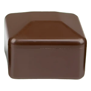 Pfostenkappe 15×15 mm, braun
