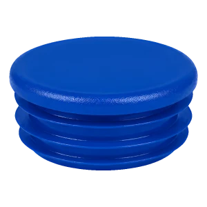 Lamellenstopfen rund Ø 28 mm, blau (RAL 5005)