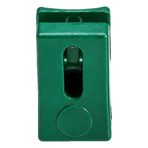 Spanndrahthalter mit Spreizbolzen, grün (RAL 6005)