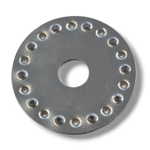 Erdungsscheibe Variante III rund massiv Ø35mm PV-20-03
