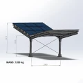 Solarcarport für 2 Fahrzeuge T 11,4m x 3,3m Photovoltaik-Parkplatz GPV-101-08 (3)