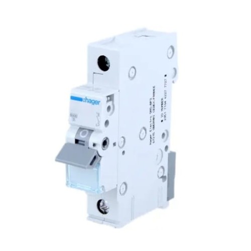 Überstrom-Schutzschalter B 16A 1P 6kA MBN116E HAGER GPV-401-26