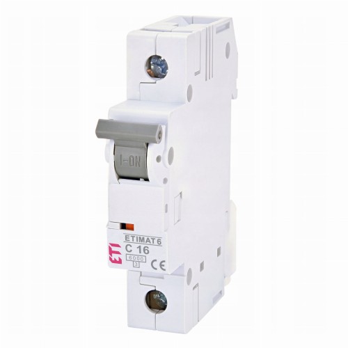 Überstrom-Schutzschalter B 16A 1P 6kA ETIMAT6 002111516 ETI GPV-401-31