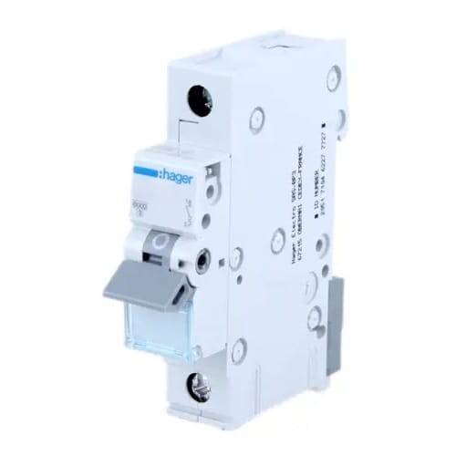 Überstrom-Schutzschalter B 10A 1P 6kA MBN110E HAGER GPV-401-42