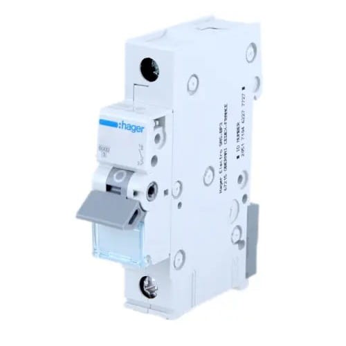 Überstrom-Schutzschalter B 20A 1P 6kA MBN120E HAGER GPV-401-56