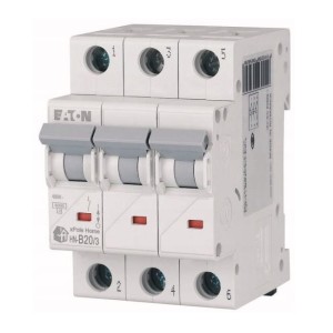 Überstrom-Schutzschalter B 20A 3P 6kA HN-B20/3 xPole Home 194882 EATON