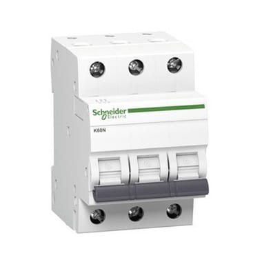 Überstrom-Schutzschalter B 16A 3P 6kA K60N-B16-3 Acti9 A9K01316 SCHNEIDER ELECTRIC GPV-401-74