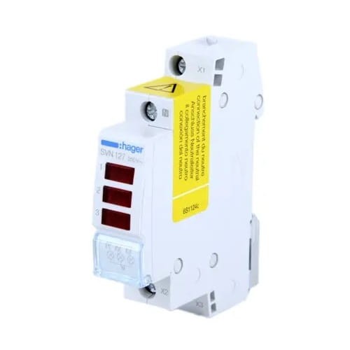 Signalleuchte LED dreifach rot 230VAC SVN127 HAGER GPV-401-84